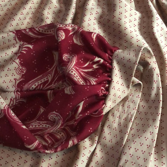 Vintage moo moo caftan dress with pockets - Picture 5 of 7